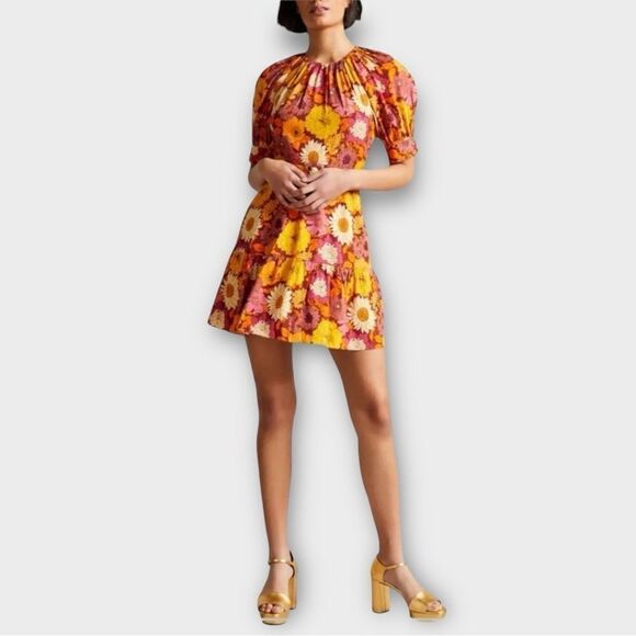 Ted Baker London Patti Floral Belted Mini Dress Women’s Size 3/US M - Picture 13 of 13
